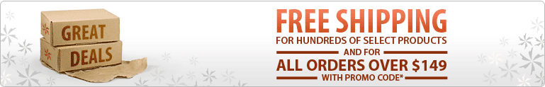 FREE SHIPPING for hundreds of select products!