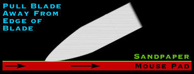 KnifeCenter.com Blackjack Knives Grind Fix